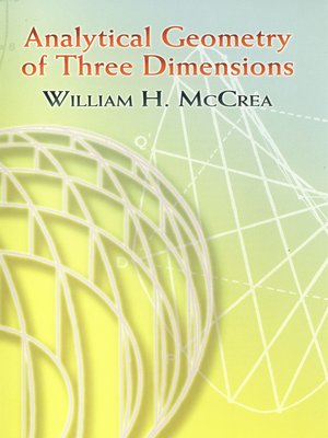 cover image of Analytical Geometry of Three Dimensions